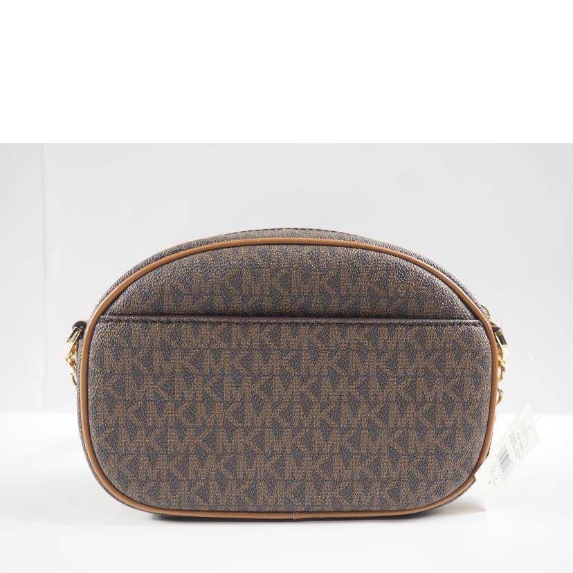 MICHAEL KOAS マイケルコース/チェーンショルダーバッグ ロゴプリント 茶/32F2GT9C0B//Sランク/79