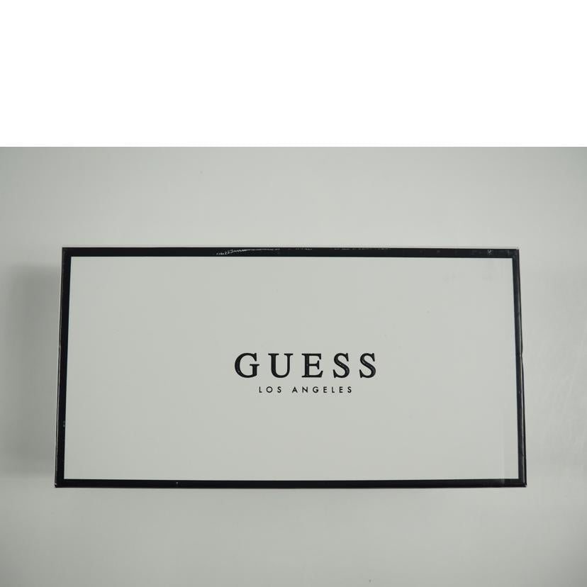 GUESS ゲス/ラウンドZIP長財布 キルティング 青//Sランク/79