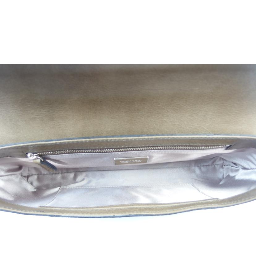 NAGATANI/ナガタニ パイソン3wayショルダーバック オリーブ//Aランク/83