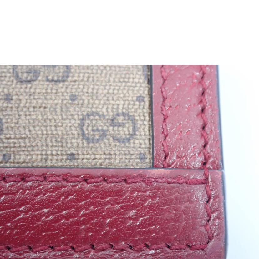 GUCCI GUCCI/ミニGGスプリームドラエモンコンパクトウォレット/647788//095*/Bランク/62