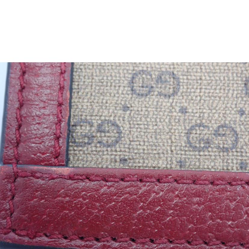GUCCI GUCCI/ミニGGスプリームドラエモンコンパクトウォレット/647788//095*/Bランク/62