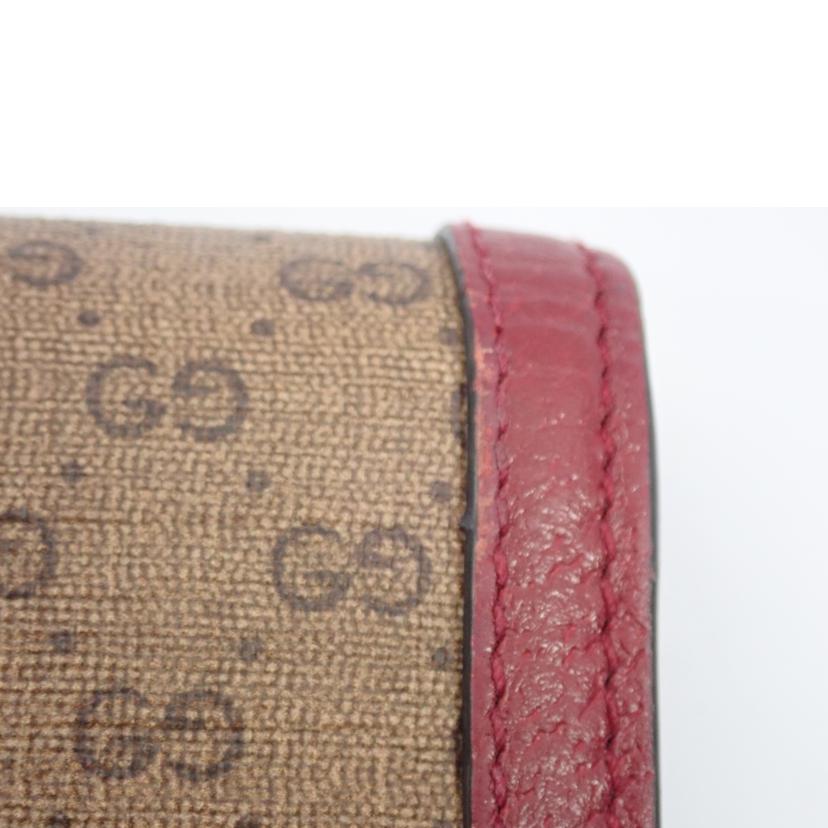 GUCCI GUCCI/ミニGGスプリームドラエモンコンパクトウォレット/647788//095*/Bランク/62