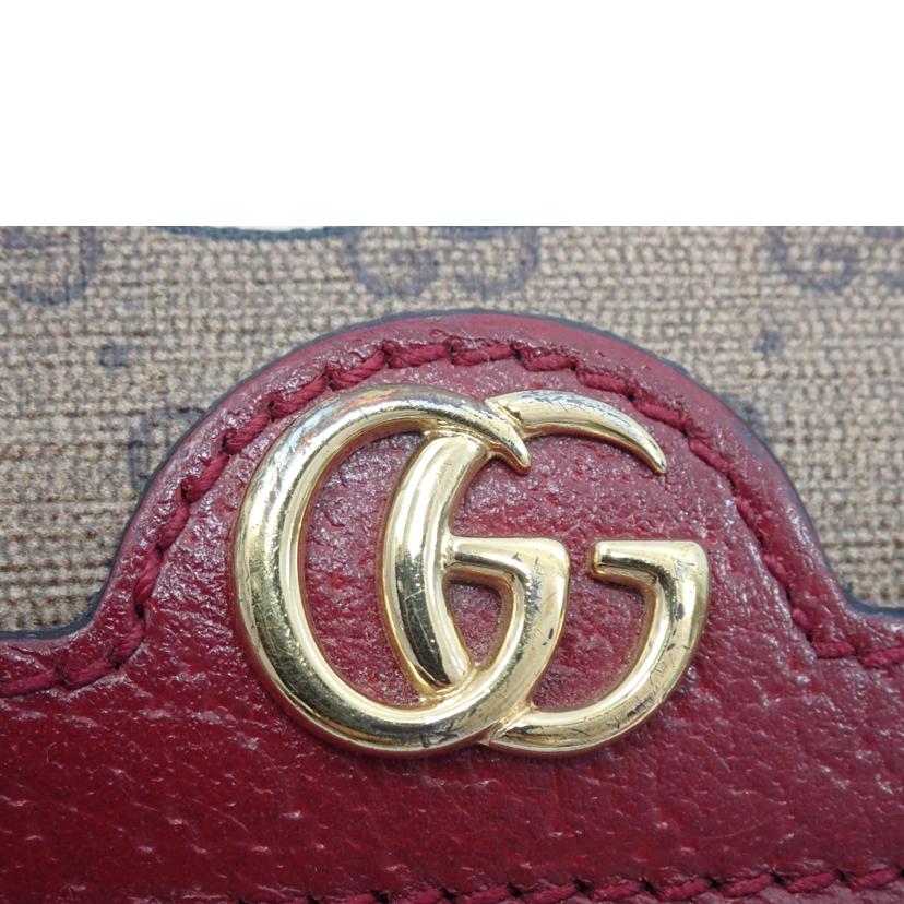 GUCCI GUCCI/ミニGGスプリームドラエモンコンパクトウォレット/647788//095*/Bランク/62