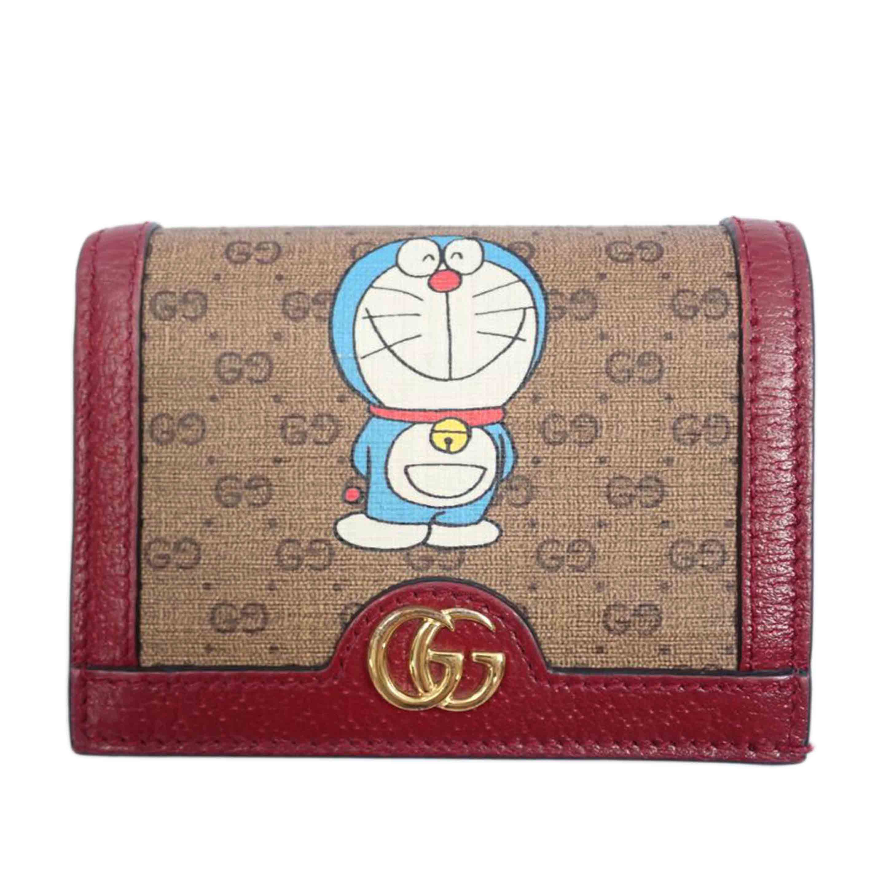 GUCCI GUCCI/ミニGGスプリームドラエモンコンパクトウォレット/647788//095*/Bランク/62