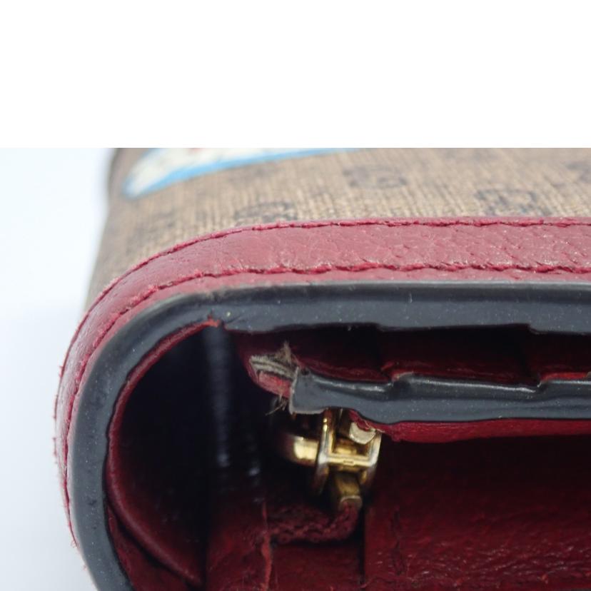 GUCCI GUCCI/ミニGGスプリームドラエモンコンパクトウォレット/647788//095*/Bランク/62