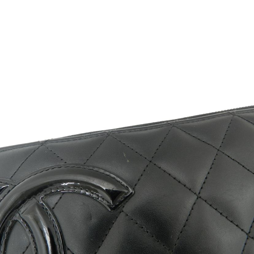 CHANEL シャネル 黒 /カンボンライン・ラウンドファスナー長財布/ブラック/A50078//20538798/ABランク/69