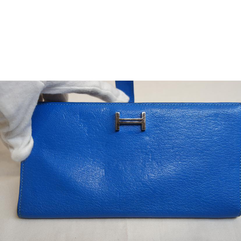 HERMES エルメス/ベアンスフレ/ブルー//C/ABランク/92