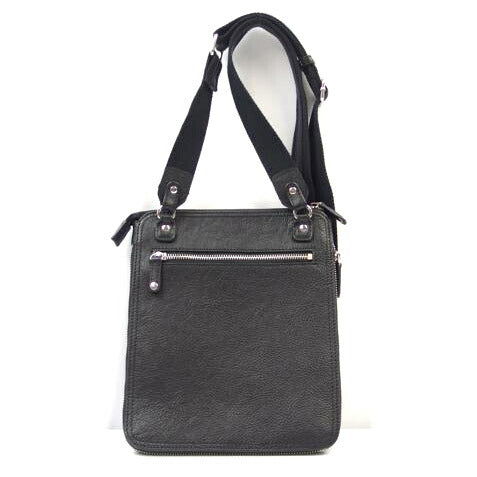 COMPLET PLUS コンプリートプラス/コンプリートプラス レザーショルダーバッグ ブラック//ABランク/83