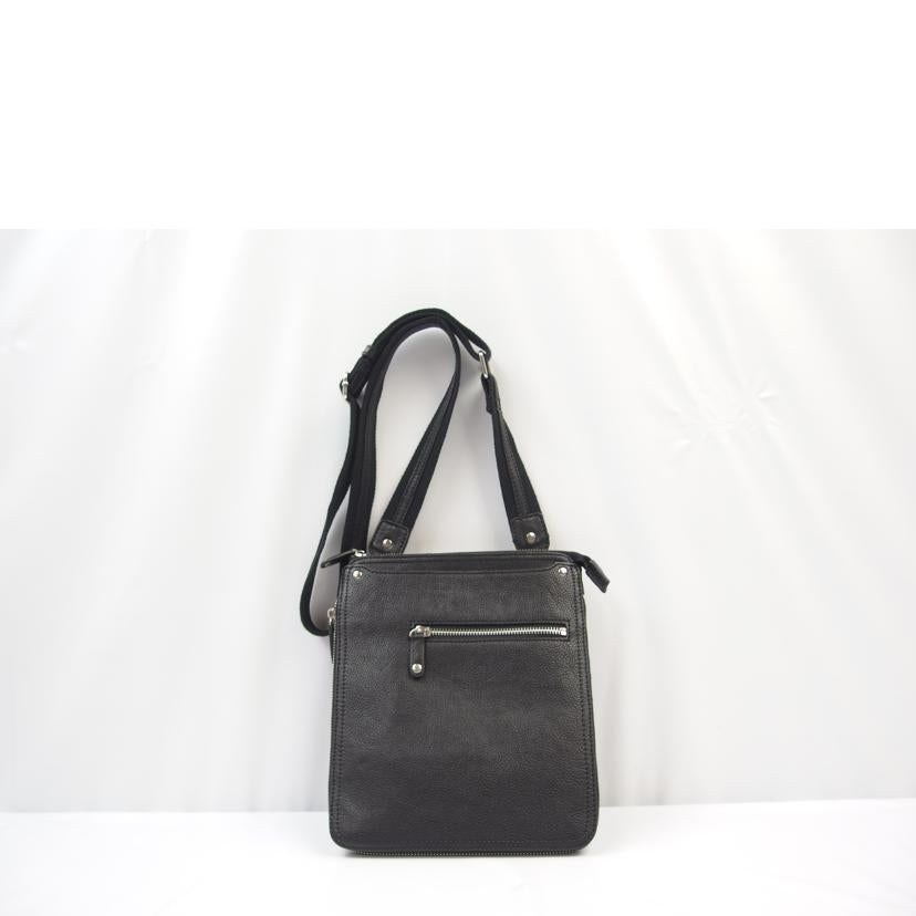 COMPLET PLUS コンプリートプラス/コンプリートプラス レザーショルダーバッグ ブラック//ABランク/83