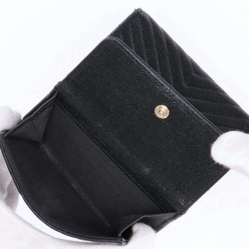 CHANEL シャネル/ボーイシャネルコンパクト三つ折り財布//297*****/ABランク/75