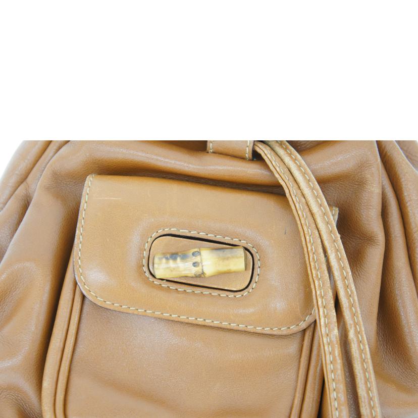 GUCCI GUCCI/バンブーレザーバックパック/003・2058//003/Bランク/75