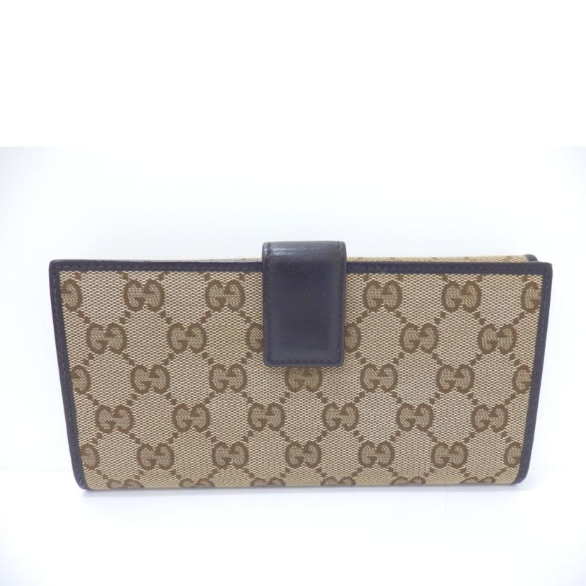 GUCCI グッチ/GGキャンバスWホック長財布/257012//534638/ABランク/88