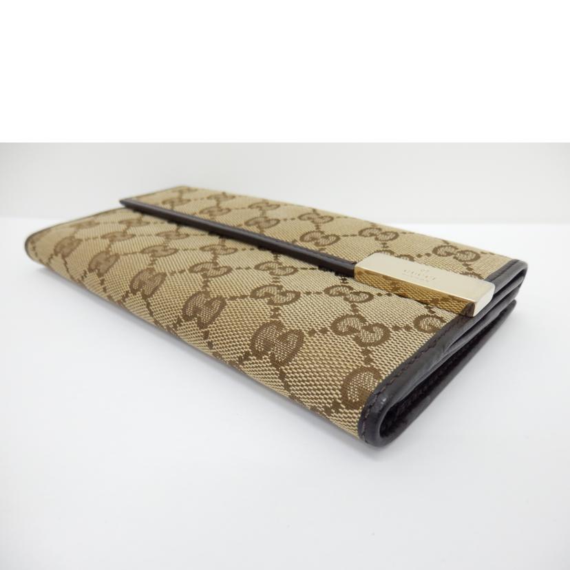 GUCCI グッチ/GGキャンバスWホック長財布/257012//534638/ABランク/88