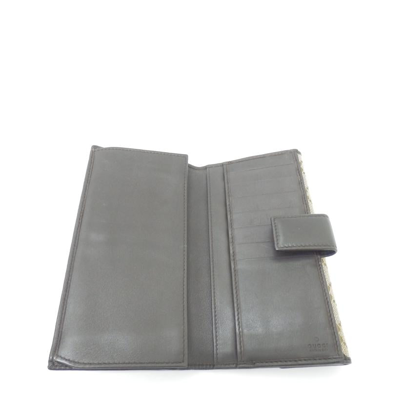 GUCCI グッチ/GGキャンバスWホック長財布/257012//534638/ABランク/88