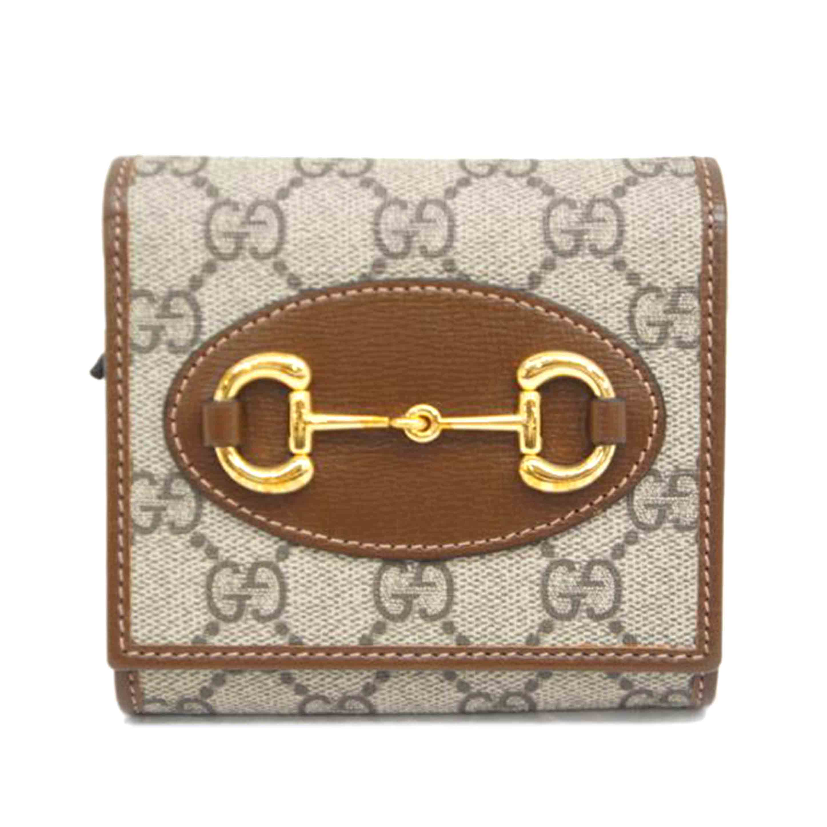 GUCCI グッチ/GGスプリームホースビット2つ折り財布/621891//584***/Aランク/05