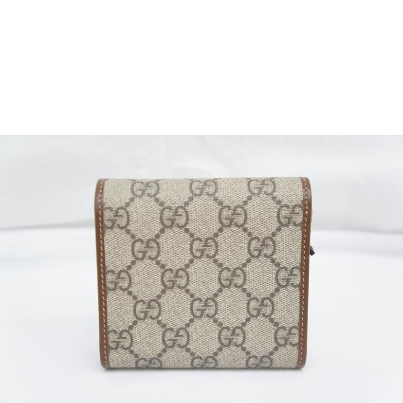 GUCCI グッチ/GGスプリームホースビット2つ折り財布/621891//584***/Aランク/05