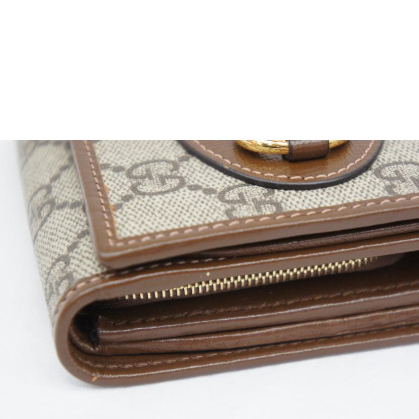 GUCCI グッチ/GGスプリームホースビット2つ折り財布/621891//584***/Aランク/05