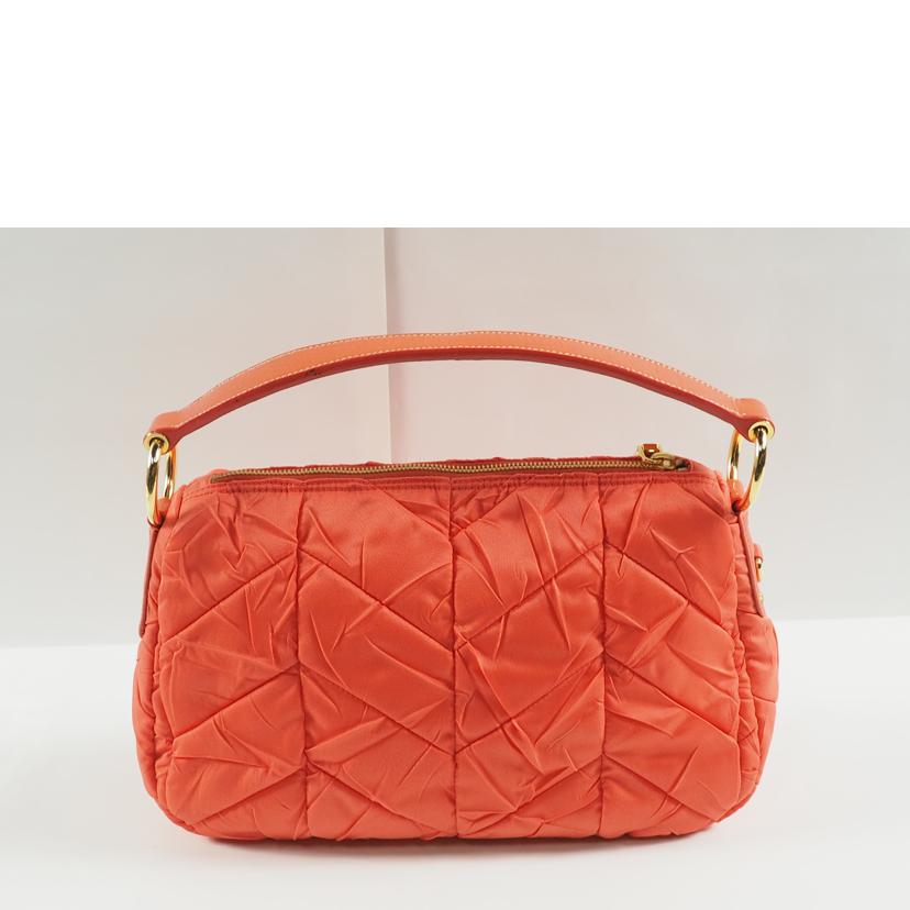 PRADA プラダ/ワンショルダー ハンドバッグ コーラル/BR3774//Bランク/79