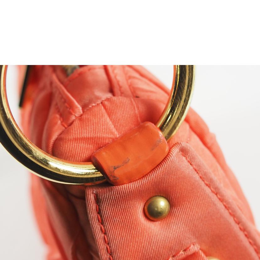 PRADA プラダ/ワンショルダー ハンドバッグ コーラル/BR3774//Bランク/79