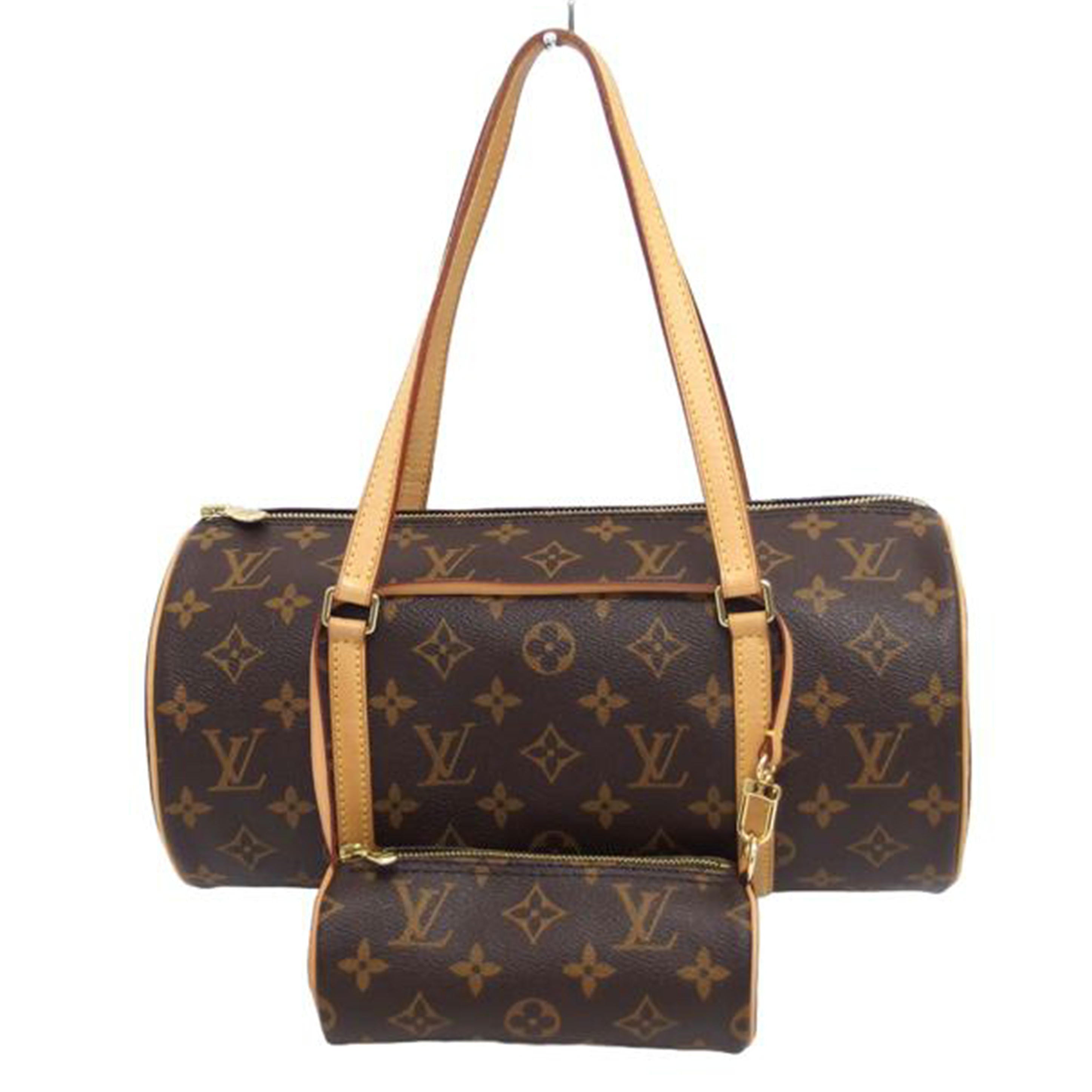 LV ルイ・ヴィトン ビトン ショルダーバッグ ハンドバッグ トートバッグ ブラウン メンズ レディース 定番 人気 LV 斜め掛け 肩がけ/パピヨン30旧型/モノグラム/M51385//MB0***/ABランク/04