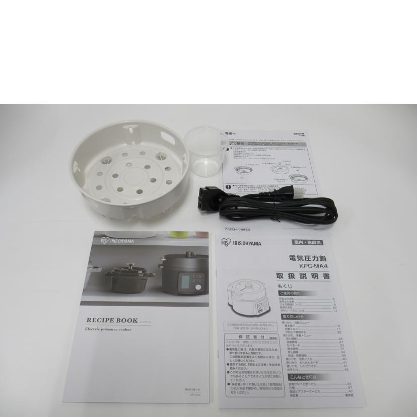 IRISOHYAMA アイリスオーヤマ/電気圧力鍋/KPC-MA4//220600768/SAランク/63