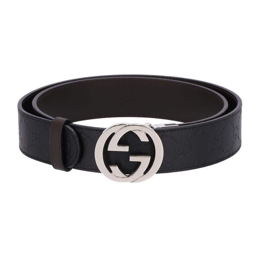 GUCCI グッチ/インターロッキングGリバーシブルベルト/473030//ABランク/75