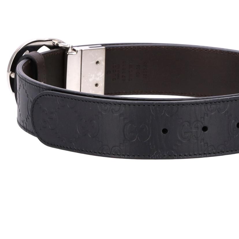 GUCCI グッチ/インターロッキングGリバーシブルベルト/473030//ABランク/75