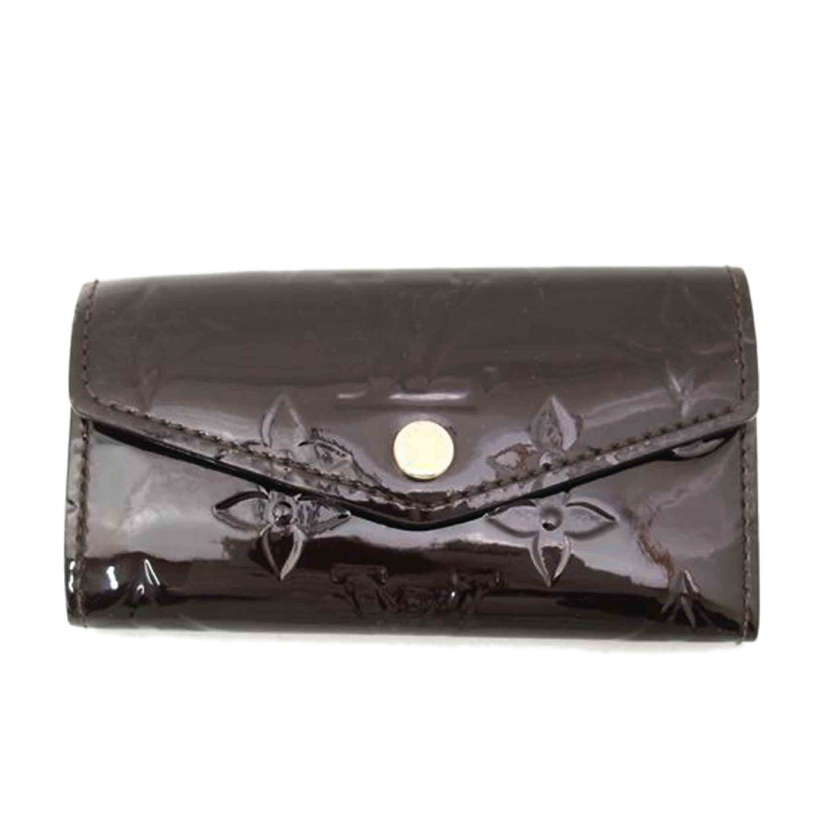 LOUIS VUITTON ルイ・ヴィトン 4連キーケース 紫 エナメル/ミュルティクレ4/ヴェルニ/アマラント/M90909//TS5***/ABランク/69