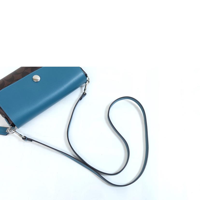 COACH コーチ/PVCシグネチャーリバーシブルポシェット/F59534//G17**/Aランク/71