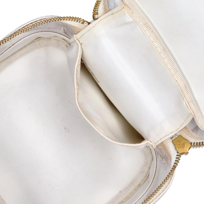 CHANEL シャネル 化粧ポーチ レディース/クリアレザーココマークバニティ //3451600/Bランク/75