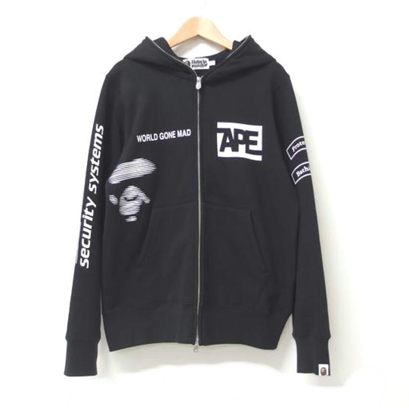 A Bathing Ape/APEマルチプリント フルジップパーカー/001ZPH301013X//Aランク/83