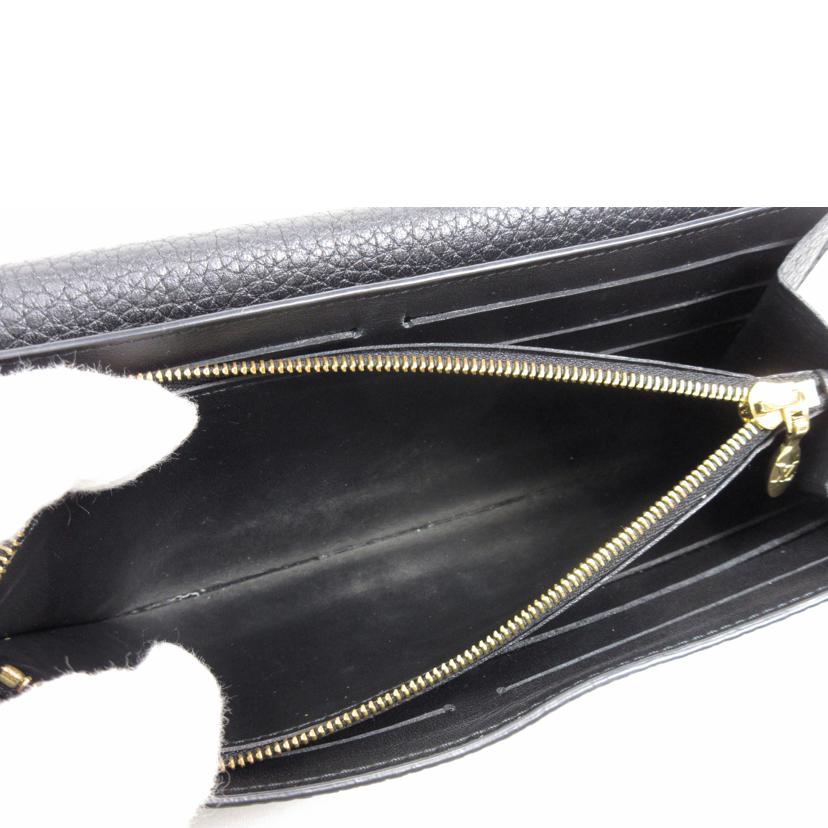 LV ルイヴィトン/ポルトフォイユ・カプシーヌ/トリヨン/ノワール/M64551//MI2***/Bランク/70