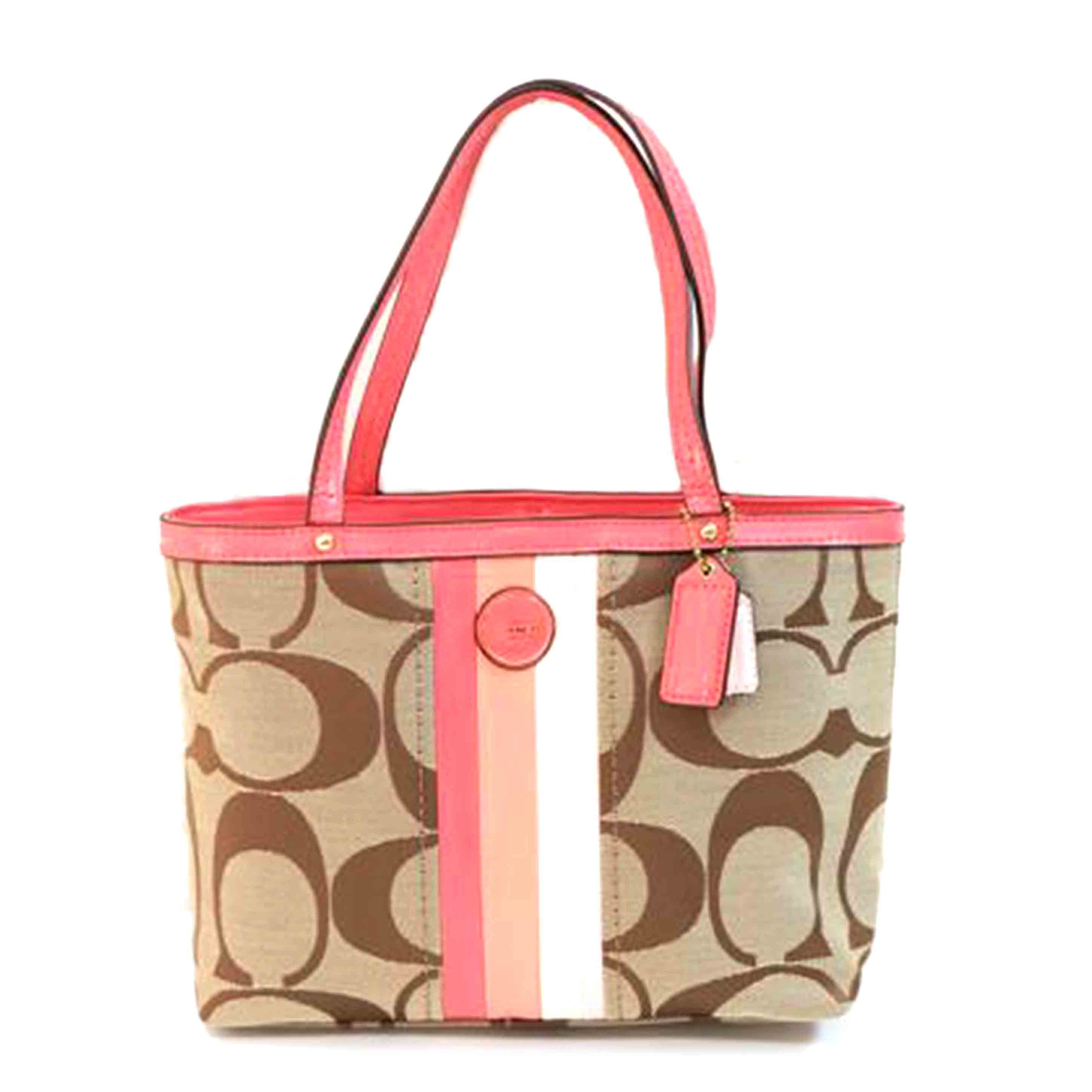 COACH コーチ/シグネチャーストライプミニトート/F49315//A13**/Bランク/71