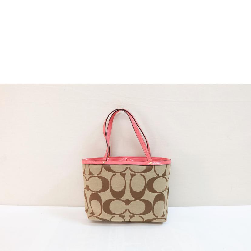 COACH コーチ/シグネチャーストライプミニトート/F49315//A13**/Bランク/71
