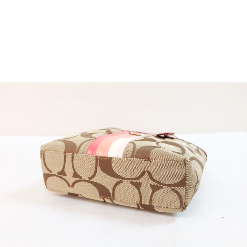 COACH コーチ/シグネチャーストライプミニトート/F49315//A13**/Bランク/71