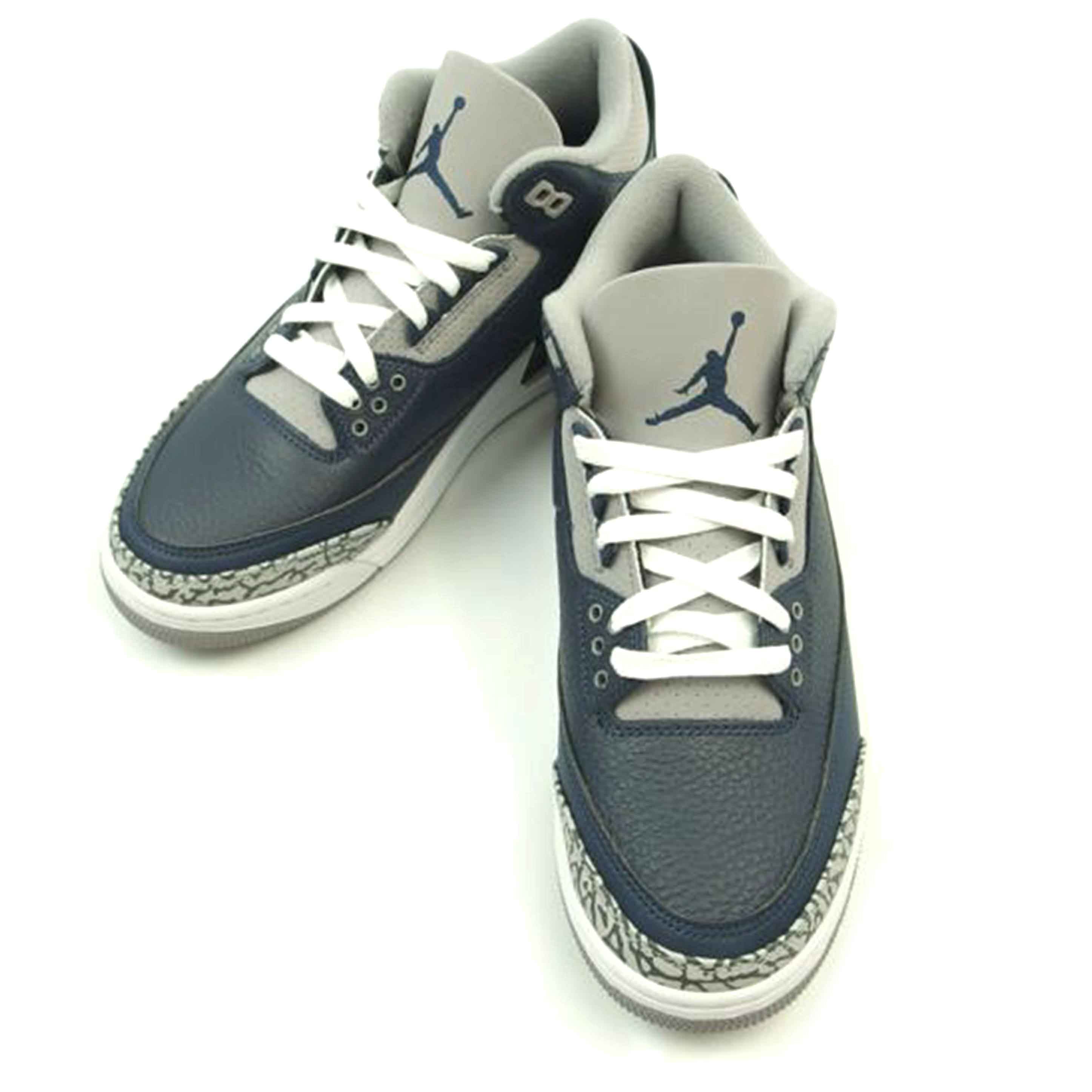 NIKE/NIKE AIR JORDAN 3 RETRO mid night navy/CT8532-401//Aランク/83