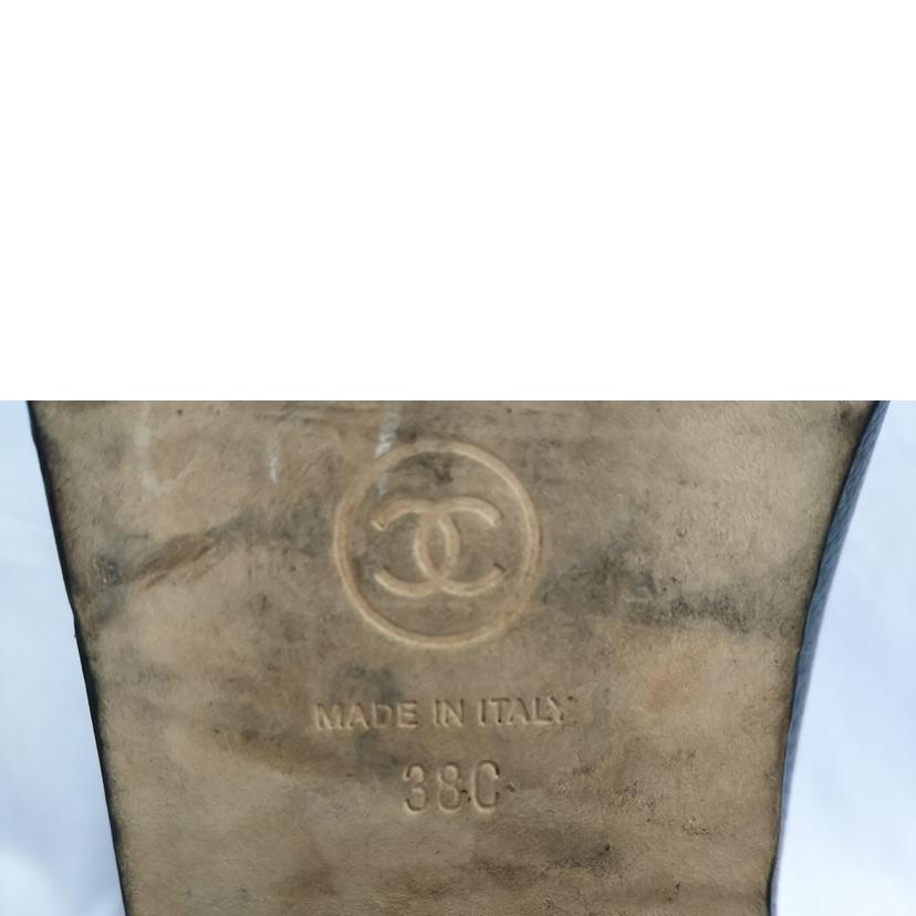 CHANEL シャネル/ココマーク ウエスタンブーツ BLK/G26068//ABランク/07