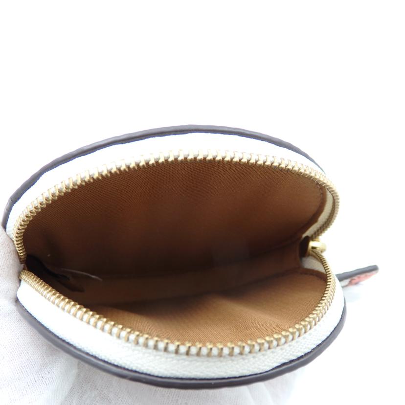 COACH コーチ/ラウンドコインケース/フローラルプリント/C4202//B21**/Aランク/93