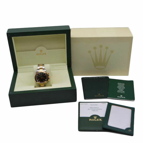 ROLEX ROLEX/コスモグラフデイトナ8Pダイヤ/ブラック文字盤/116523G//D679084(05年製)/Aランク/89