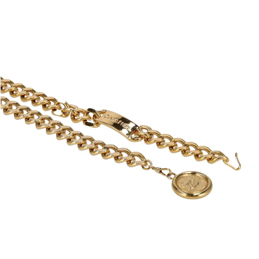 CHANEL シャネル/CHANEL ゴールドコインチェーンベルト //ABランク/75