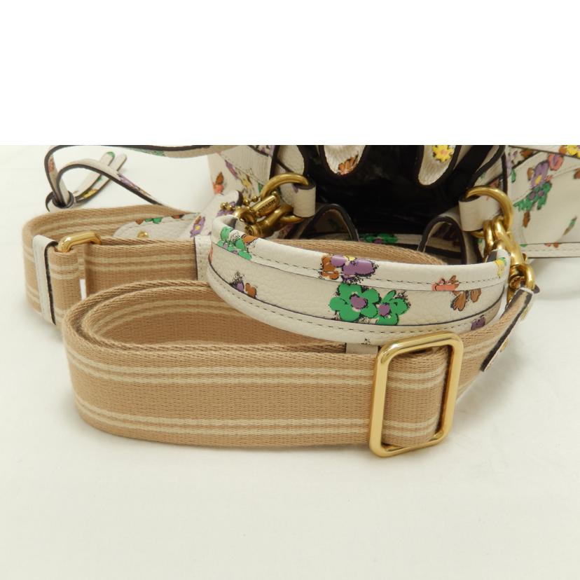 COACH コーチ/フィールドバケットブティックラインショルダーバッグ/C3854//B2180/Aランク/85