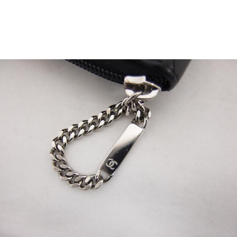 CHANEL シャネル/カンボンライン/オーガナイザー/ラウンドファスナー長財布/ブラック×ピンク//192*****/ABランク/04