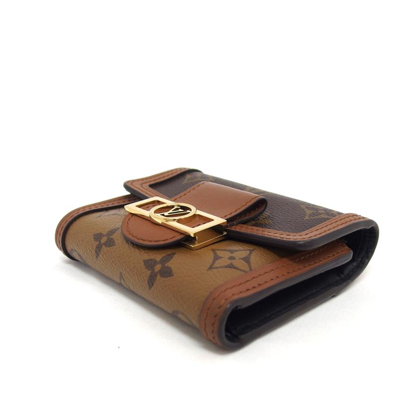 LV ルイ・ヴィトン/ポルトフォイユ・ドーフィーヌコンパクト/モノグラム/リバース/M68725//CA0***/ABランク/04