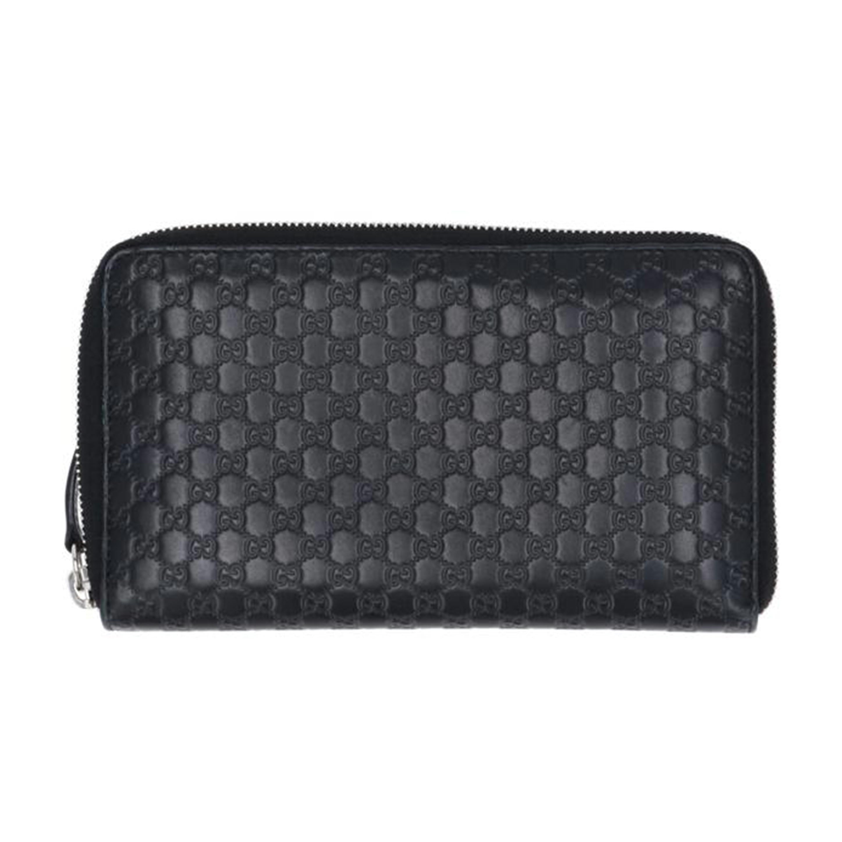 GUCCI グッチ/マイクログッチシマラウンドファスナー長財布/391465//493***/Bランク/94