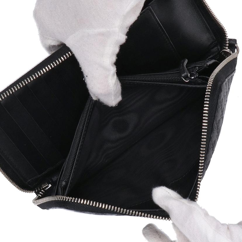 GUCCI グッチ/マイクログッチシマラウンドファスナー長財布/391465//493***/Bランク/94