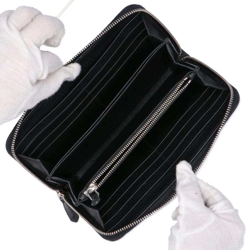 PRADA プラダ/テスートラウンドジップロングウォレット /1ML506//85/ABランク/75