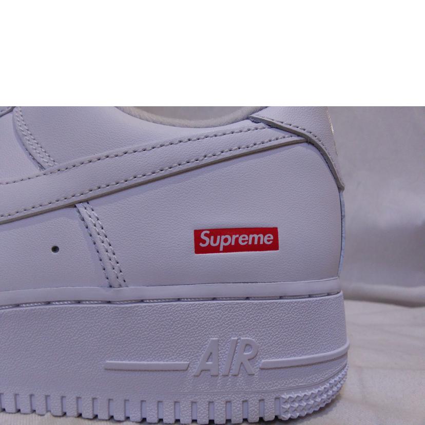 SUPREME ×NIKE シュプリームxナイキ/シュプリーム×ナイキエアフォース1 WHT/RED/CU9225-100//SAランク/94