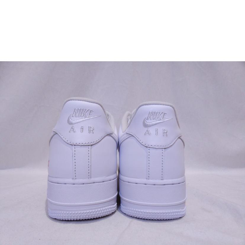 SUPREME ×NIKE シュプリームxナイキ/シュプリーム×ナイキエアフォース1 WHT/RED/CU9225-100//SAランク/94