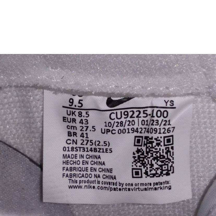 SUPREME ×NIKE シュプリームxナイキ/シュプリーム×ナイキエアフォース1 WHT/RED/CU9225-100//SAランク/94