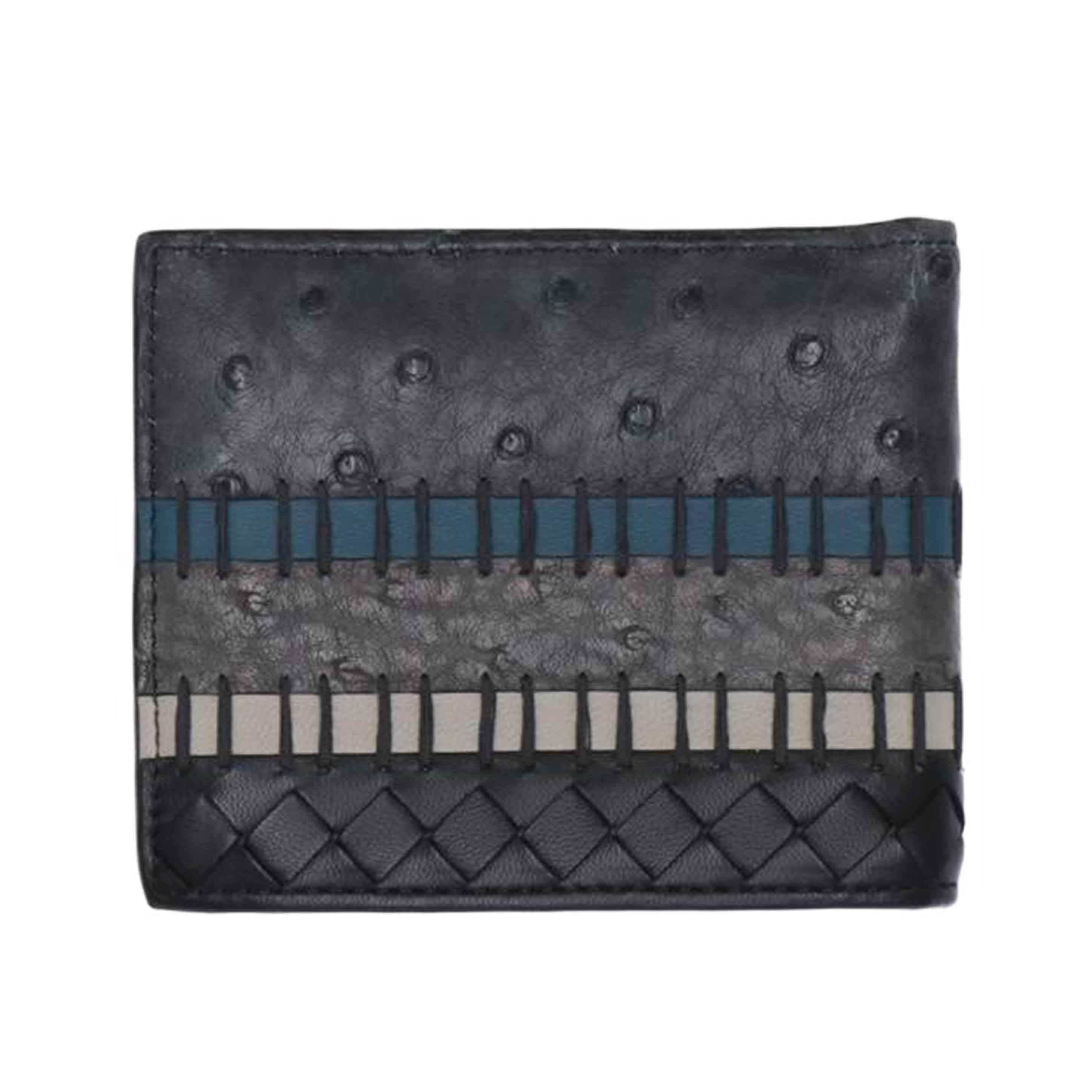 BOTTEGA VENETA ボッテガベネタ/オーストリッチ二つ折り財布 //ABランク/75